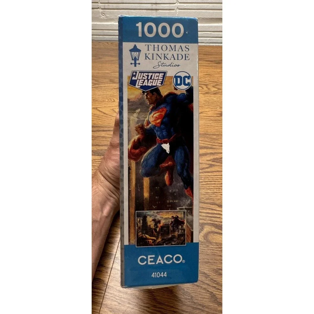 Thomas Kinkade DC Ceaco ,Justice League Jigsaw Puzzle  1000 Piece‎
